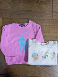 Fami & Liaセーター100とRalph Lauren90 2点セット