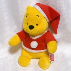 未使用　タグ付⭐︎ディズニー くまのプーさん クリスマスぬいぐるみ 2014年