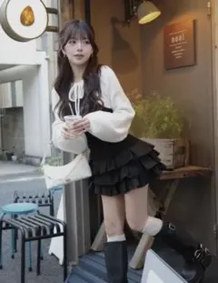 ティアードフリルミニワンピース Darich