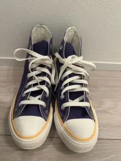 Converse パープル ハイカットスニーカー