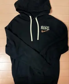 NIKE バックプリント プルオーバーパーカー ブラック M
