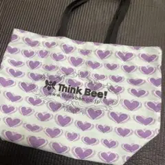 Think Bee! トートバッグ ハート柄のサムネイル