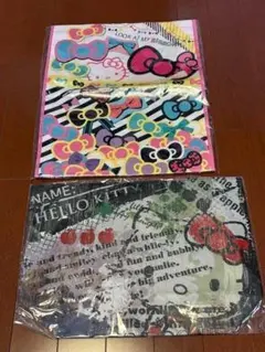 【非売品】 ハローキティ 洋服の青山 持ち運びバッグ エコバッグ 2個セット