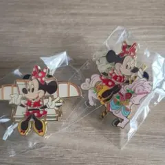 東京ディズニーリゾート ミニー ピンバッジ 2個セットのサムネイル