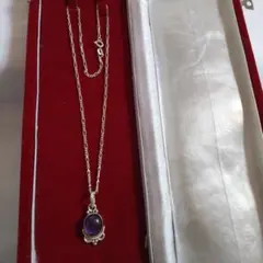 アメジスト シルバ－ ネックレス
