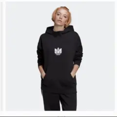 アディダス/ブラック パーカー