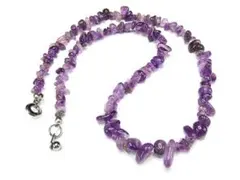 アメジストさざれオシャレネックレス3層ブレスレット定番天然石石街1