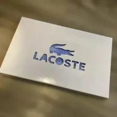 新品未使用　ラコステ　ハンドタオル　ブルー