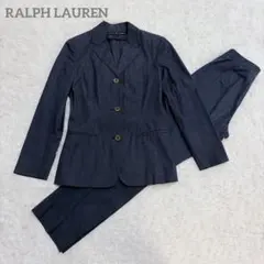 RALPH LAUREN セットアップ パンツスーツ ストレッチ ネイビー7