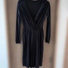 ロートレアモン ネイビー ラップワンピース