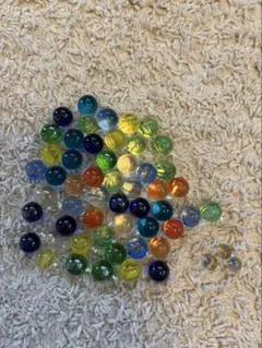 ガラスビー玉 54個セット