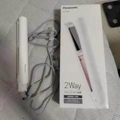 パナソニック コンパクト ストレート、カール両用アイロン EH-HV2A-W