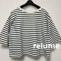 レリューム☆ バスクシャツクルーネックTEE