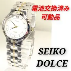 美品✨️【SEIKO】Dolce 5E31-6A70 クォーツ コンビ ローマン - メルカリ