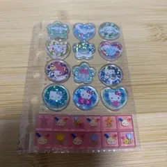 ポ*ン様 シナモロールおはじきシール　ウサハナタイルシール