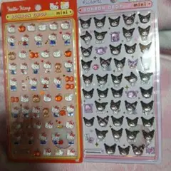 ボンボンドロップシール　サンリオ　キティ　クロミ