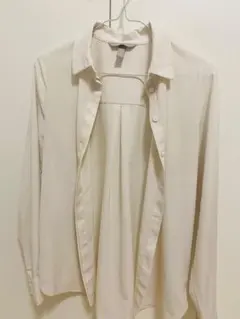 H&M アイボリー 長袖シャツ EUR32 白シャツのサムネイル