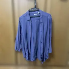 UNIQLO 長袖シャツ パープル XLサイズのサムネイル