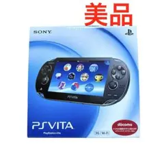 美品　psVita PCH-1100 クリスタルブラック 3G/Wi-Fiモデル