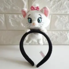 極美品 ディズニーリゾート おしゃれキャット マリーちゃん カチューシャ