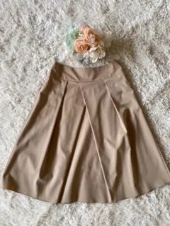 FOXEY NEW YORK スカート 40 ベージュのサムネイル