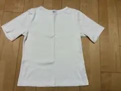 UNIQLO リブボートネックT　5分袖 XL