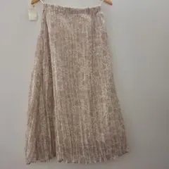 earth music&ecology 花柄プリーツスカート