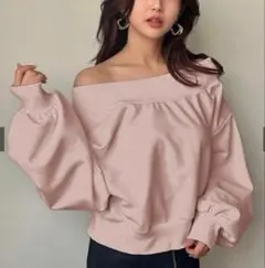 GRL オフショルダースウェットトップス dk1139