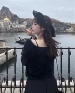 アンゴラカーディガン