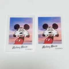 ディズニーストア インスタント写真風ステッカー チェキ シール ミッキー