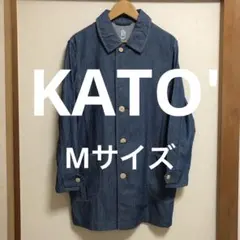 KATO' コート M カトー コート デニム インディゴ 古着 春秋のサムネイル