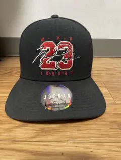 Jordan MVP 23 ブラックレッドキャップ