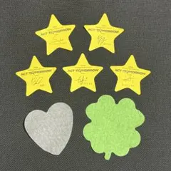 TXT 落下物 星 ハート クローバー ACT：TOMORROW 全員