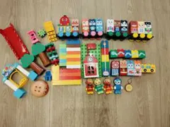 アンパンマン　ブロックラボ　公園、汽車