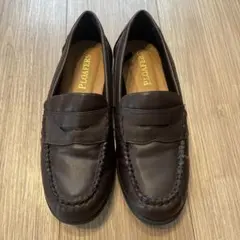 【新品未使用】茶色 革靴 ローファー （入学式、卒業式、発表会、通学、スーツ用）