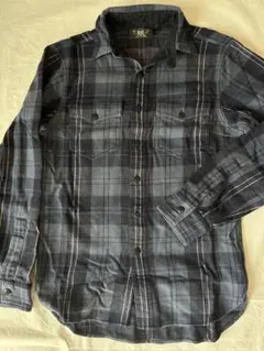 希少 RRL DOUBLE RL ダブルアールエル チンストラップ ネルシャツ 楽天