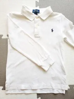 Polo Ralph Lauren 長袖ポロシャツ ホワイト 5T　120