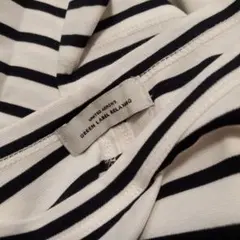 2025年green label relaxingボーダーTシャツ試着のみ黒白