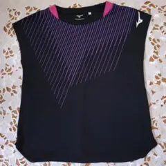 MIZUNO クイックドライプラス Tシャツ ブラック XL