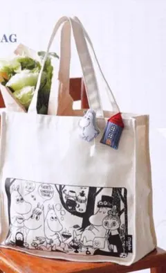 MOOMIN ビッグトートバッグ＆クリップセット
