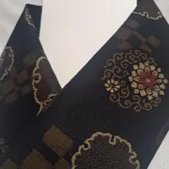 半襟　半衿　ハンドメイド　花柄　和柄　雪輪　仕付けしやすい芯付き