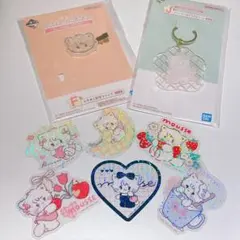 mikko♡ムース 1番くじ ステッカー 6種 前髪クリップ チャーム セット