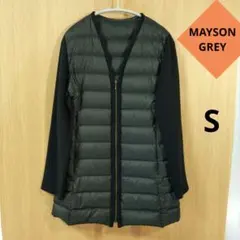 MAYSONGREY ブラック ダウンジャケット ジップアップＳのサムネイル
