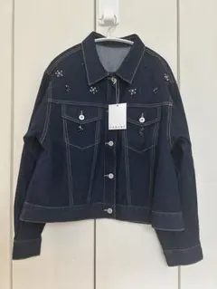 新品】CADUNE ビジュー付 Gジャン - メルカリ