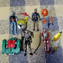 【ジャンク】仮面ライダー鎧武　フィギュアセット