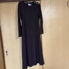 ブルーレーベルクレストブリッジ　後チェック可愛いワンピース38 クリーニング済み