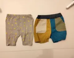 ハーフパンツ　2着　セット　80