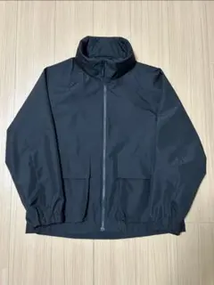 GU 24年 ウィンドプルーフスタンドカラーブルゾン ブラック S