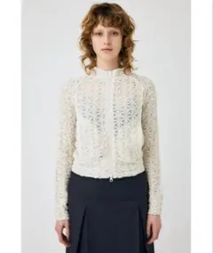 moussyマウジー/BUMPY LACE TRACK ジャケット