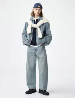 GU バレルレッグジーンズ 62blue 29インチ